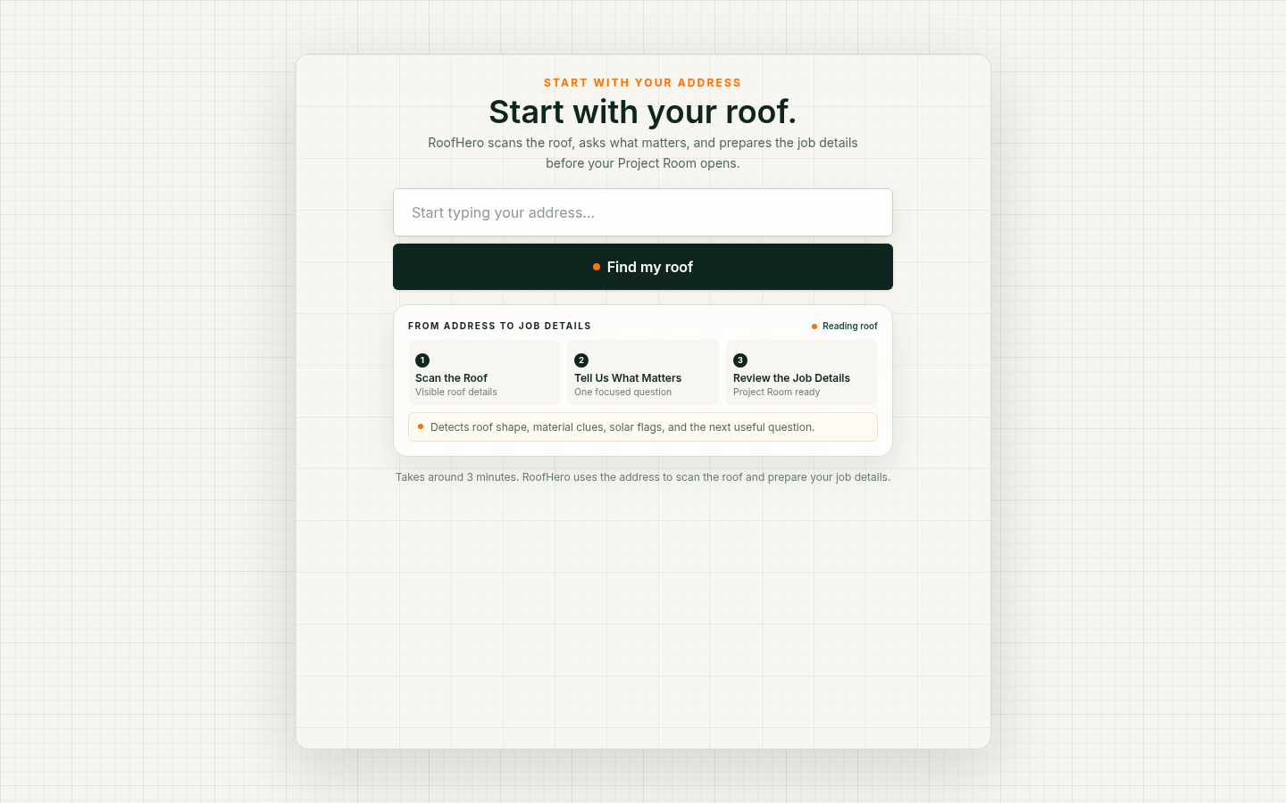 Live start.roofhero desktop